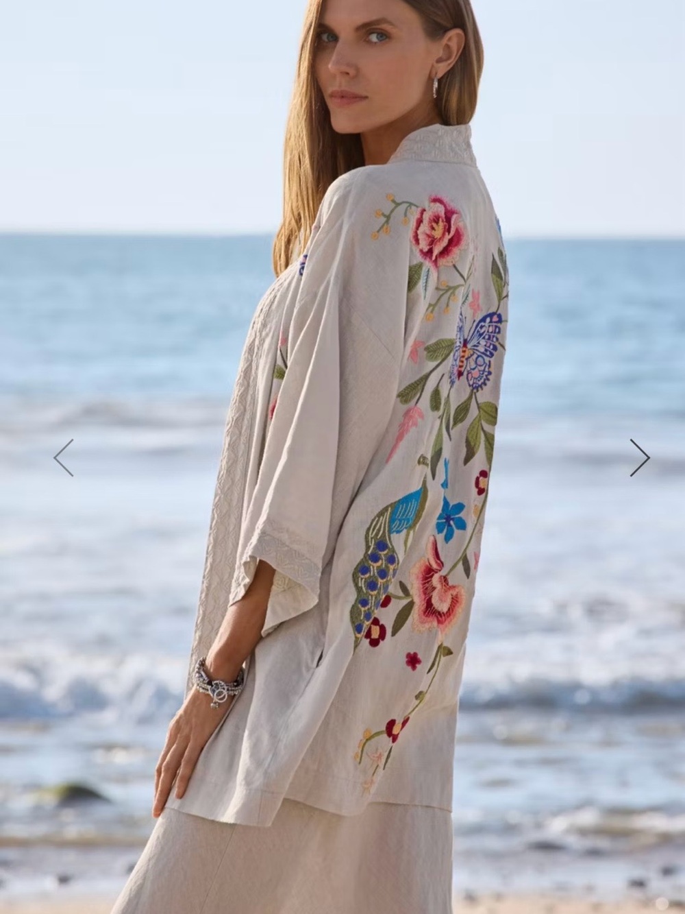 JW Nicolette Embroidered Kimonos